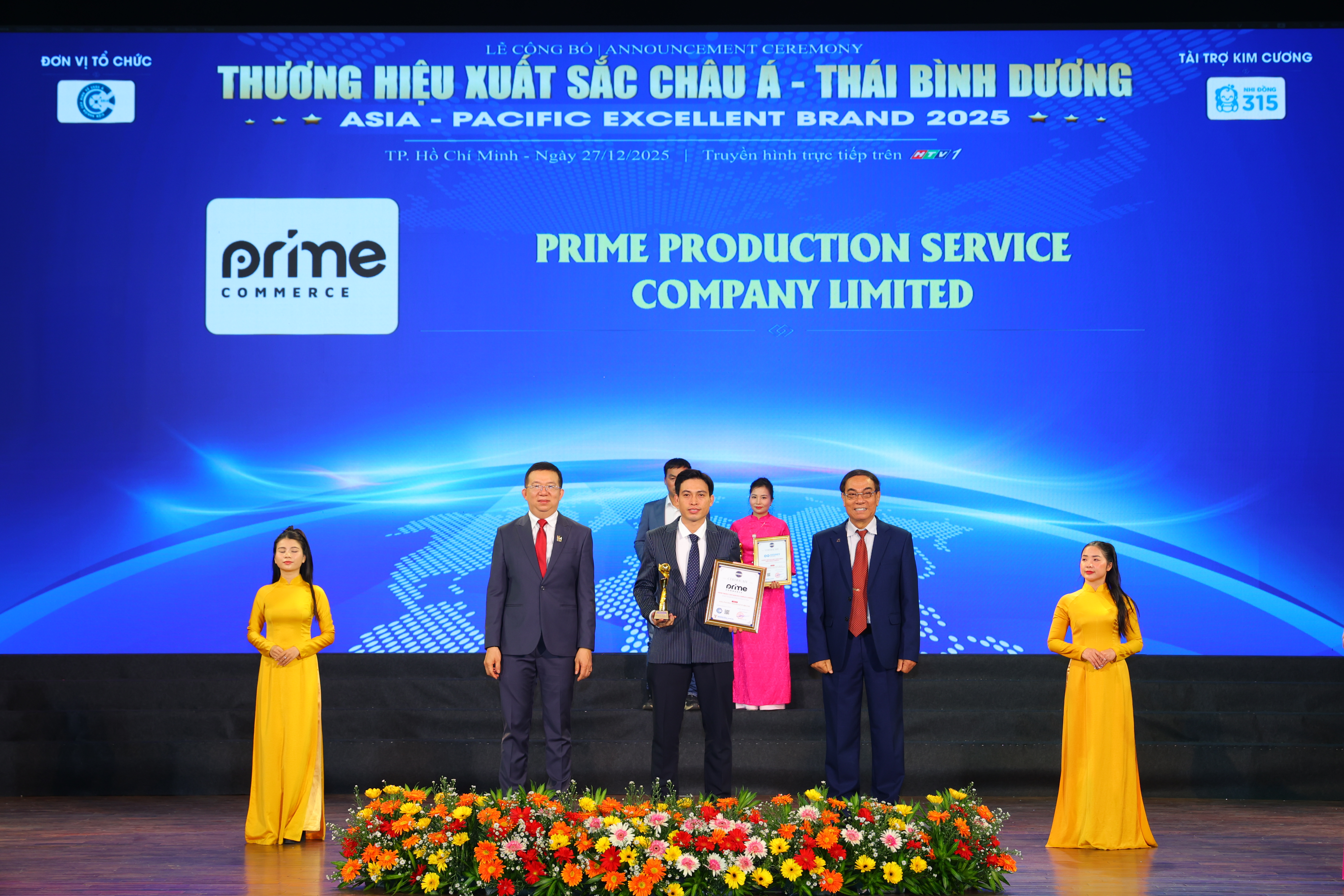 Prime Commerce receives the Top 10 Asia-Pacific Outstanding Brands 2025 award