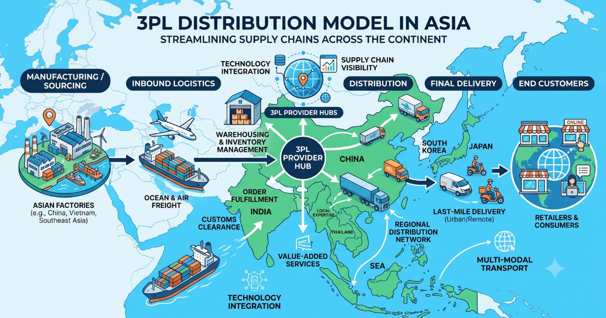 3PL distribution model in Asia
