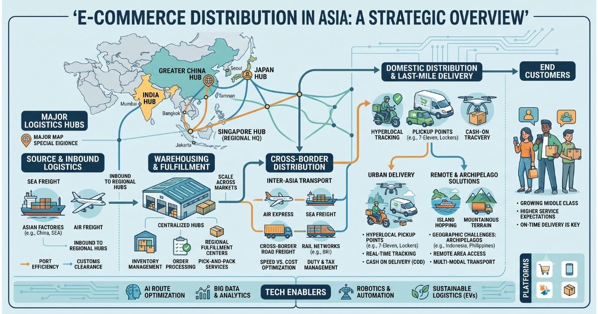 Ecommerce Distribution in Asia: How to Build a Multi-Market Operation That Scales (2026)