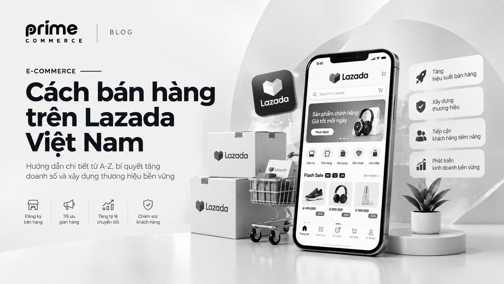 cách bán hàng trên lazada Việt Nam